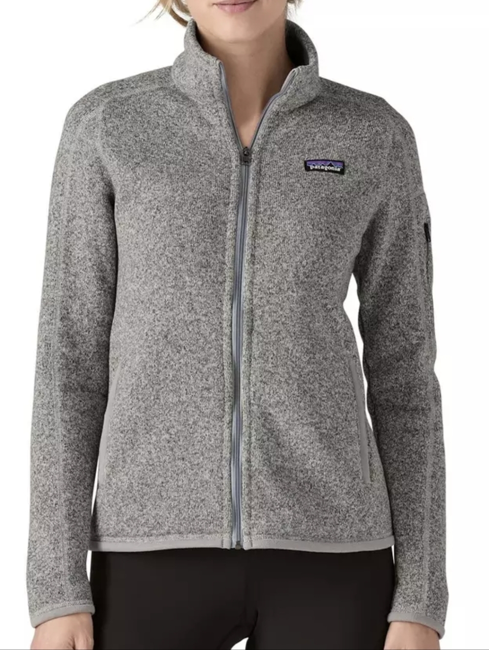 Patagonia Women’s Gray Full-Zip  Better Sweater Fleece Jacket Sz.S